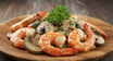 97  King Prawn or Fish & Mushrooms